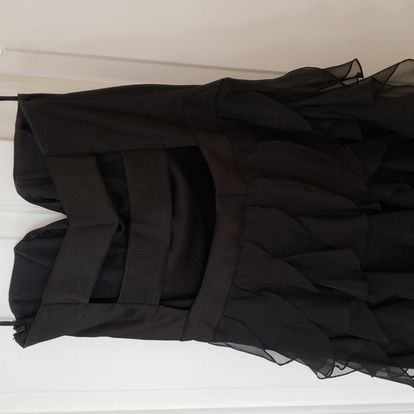 Cache black strapless dress size 10 - Picture 4 of 4